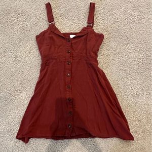 Vintage burgundy dress